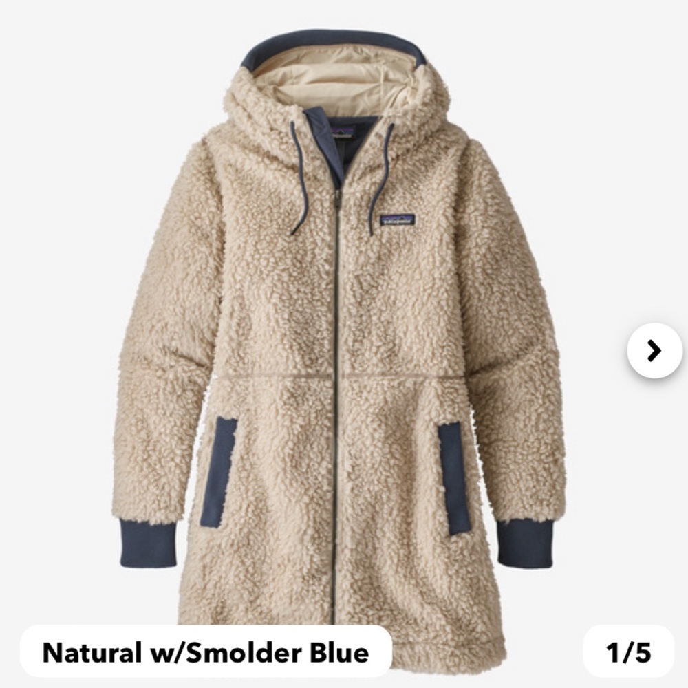 Patagonia Women's Dusty Mesa Fleece Parka Size Medium